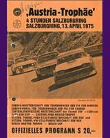 Programme Cover - 4 h Salzburgring 1975