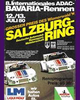 Programme Cover - DRM Salzburgring 1980