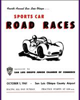 Programme Cover - San Luis Obispo [CP+DP+EP] 1961