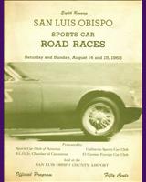 Programme Cover - SCCA Regional San Luis Obispo [GP] 1965