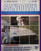 Programme Cover - Australian Sports Car Championship Sandown Park 1983