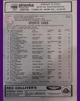 Entry List - Australian Sports Car Championship Sandown Park 1983