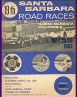 Programme Cover - SCCA Regional Santa Barbara [HP] 1963