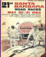 Programme Cover - SCCA Regional Santa Barbara [FP] 1964
