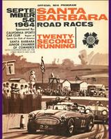 Programme Cover - SCCA Regional Santa Barbara [AP+BP+CP+DP] 1964