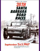 Programme Cover - SCCA Regional Santa Barbara [CSR+DSR+ESR+FSR+GSR] 1967