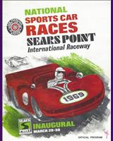 Programme Cover - SCCA National Sears Point 1969