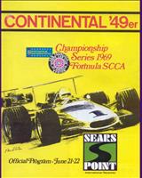Programme Cover - Sears Point 1969