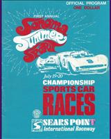 Programme Cover - Sears Point 1969
