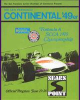 Programme Cover - SCCA Regional Sears Point 1970