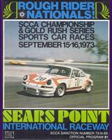 Programme Cover - SCCA National Sears Point 1973