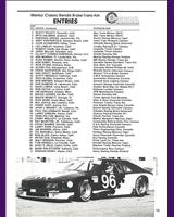 Entry List - Trans-Am Sears Point 1987
