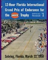 Programme Cover - Sebring 12 Hours 1958