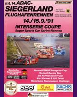 Programme Cover - Interserie Siegerland 1991