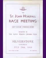 Programme Cover - AMOC Silverstone [Relay] 1950