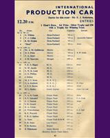 Entry List - International Production Car Race - Division I - Under 2000 cc 1951