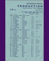 Entry List - Silverstone International 1952