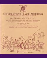 Programme Cover - MGCC Silverstone [Novice Final] 1953