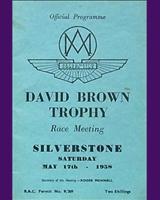Programme Cover - AMOC Silverstone 1958