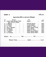 Entry List - NSCC Silverstone [S+2.7] 1958