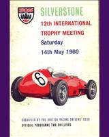 Programme Cover - Silverstone International - Sports Cars 1960
