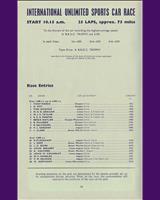 Entry List - Silverstone International - Sports Cars 1960