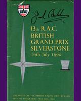 Programme Cover - GP Silverstone 1960