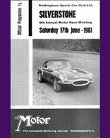 Programme Cover - NSCC Silverstone [S1.2] 1961