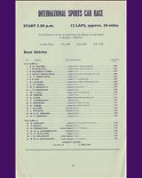 Entry List - Silverstone International - Sports Cars 1962