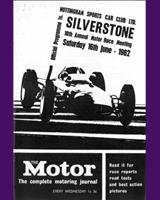 Programme Cover - NSCC Silverstone [Formula Libre] 1962