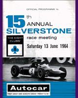 Programme Cover - 8 Clubs Silverstone [Scratch 2] 1964