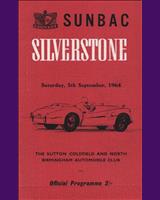 Programme Cover - Sunbac Silverstone [GT] 1964