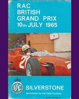 Programme Cover - Senior Service Silverstone Grand Prix 1965