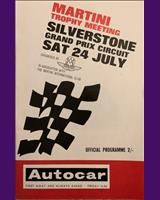 Programme Cover - Martini Trophy Silverstone 1965