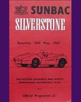 Programme Cover - Sunbac Silverstone [Sports] 1967