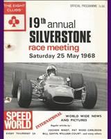 Programme Cover - 8 Clubs Silverstone 1968