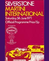 Programme Cover - European 2-Litre Championship Silverstone 1971