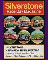 Programme Cover - BRDC Silverstone [MS/SpGT] 1972