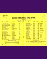 Entry List - Interserie Silverstone 1973