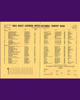 Entry List - International Trophy 1974