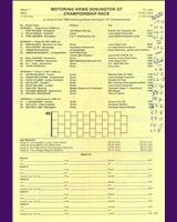 Entry List - MN GT Silverstone 1984