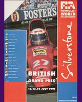 Programme Cover - Jaguar Challenge Silverstone 1991