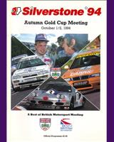 Programme Cover - British GT Championship Silverstone 1994
