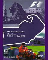 Programme Cover - British GT Silverstone 1998