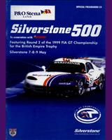 Programme Cover - FIA GT Championship Silverstone 1999