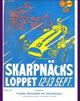 Programme Cover - Skarpnäcksloppet - Production 1500 cc 1953