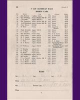 Entry List - WECC Snetterton [Handicap S+2.0] 1953