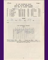 Entry List - WECC Snetterton [Jaguar Handicap] 1954