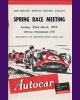 Programme Cover - SMRC Snetterton [S+1.1] 1959