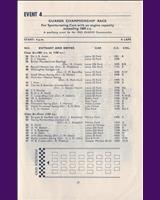 Entry List - Guards SCC Snetterton 1965